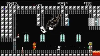 Mari0 Alesan's Entities Level 5-1 Final Boss
