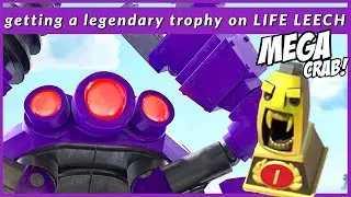 LIVE! getting LEGENDARY TROPHY on MEGA CRAB 🦀 Life Leech Crab // BOOM BEACH gameplay/attack strategy