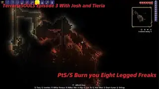 TerrariaSOULS Episode 3 pt5/5 Burn you Eight Legged Freaks