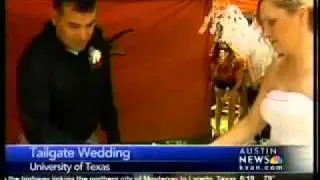 Tailgate wedding