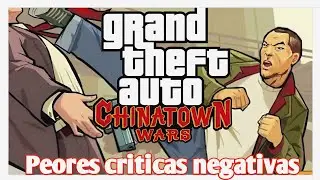 Las peores criticas de GTA Chinatown Wars (Ultimo video del año)