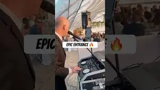Bride & Groom Make an EPIC Entrance 🔥
