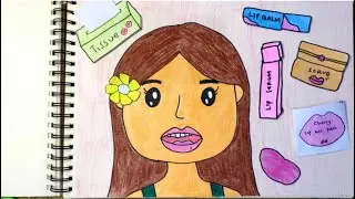 🦋Paper DIY | Paper Play | ASMR | Lip Care Tutorial 👄| Cara Perawatan Bibir | 립 케어 튜토리얼👄💄