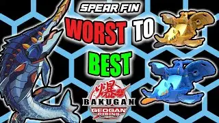Which Spear Fin from Bakugan Geogan Rising is the Best?