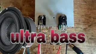 how to make class ab powerful audio DIY Amplifier ultra bass// paano gumawa Ng malakas na amplifier