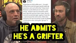 Jeff Dye DELETES His GoFundMe To Move To Texas To Join The Rogansphere Because Of Me!!!