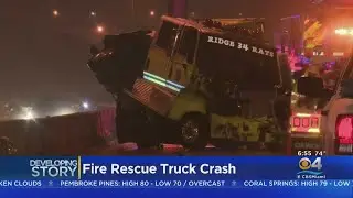 Miami-Dade Fire Rescue Crash On Turnpike