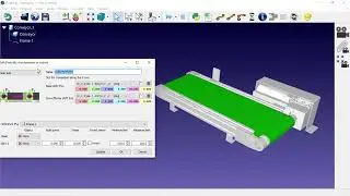 RobotDK - Conveyor configuration and simulation