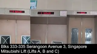 Blks 333-335 Serangoon Avenue 3 - Mitsubishi Lift (Lifts A, B and C)