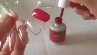 IBD gel polish Cosmic red