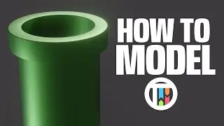 How to Model A Pipe from Super Mario Bros in Blender