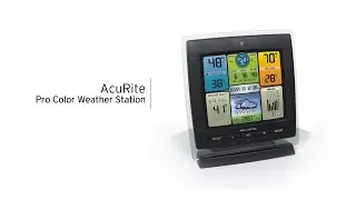 AcuRite 00589 Pro Color Weather Station with Wind Speed, Temperature and Humidity
