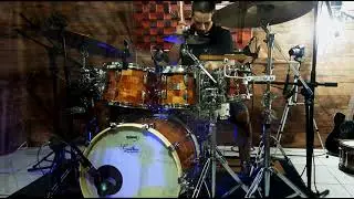 Bateria solid block cedro rosa sound check #luthieruilheu #drums @drummer