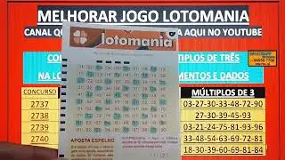 COMO USAR M&Uacute;LTIPLOS DE TR&Ecirc;S - na lotomania