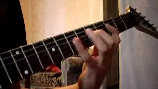 One Shot At Glory Cover solo + lesson + backing track