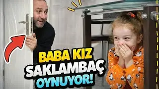 Lina ve Babası Evde Saklamba&ccedil; Oynuyor 😂Evin İ&ccedil;inde Saklamba&ccedil; | Lina Babasını Bulabilecek mi