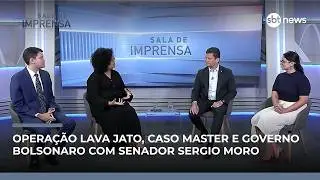Opera&ccedil;&atilde;o Lava Jato, caso Master e governo Bolsonaro com senador Sergio Moro | Sala de Imprensa #10
