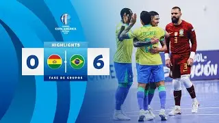 BOLIVIA 0-6 BRASIL | HIGHLIGHTS | CONMEBOL COPA AM&Eacute;RICA FUTSAL 2026&trade;
