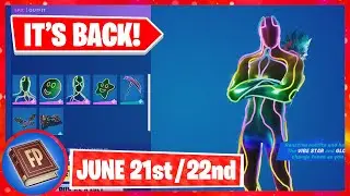 *NEW* Fortnite Item Shop: GLEAM TEAM RETURNS! [June 21st / 22nd, 2021] (Fortnite Item Shop Today)