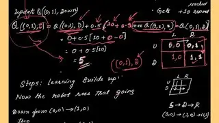 Lec51: Q-Learning Algorithm with Solved Example