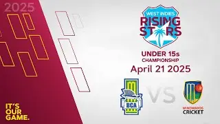 🔴 LIVE Barbados v Windward Islands | CWI Rising Stars Boy's U15 50 Over Championships 2025