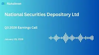 National Securities Depository Ltd Q3 FY2025-26 Earnings Conference Call