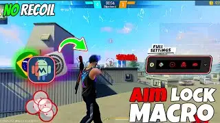 After Update AIM LOCK MacroDroid Macro Free Fire 2025 ⚙️ | 100% Headshot Settings 🇧🇷