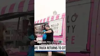 A cafe truck inspired by Hello Kitty made its return to CityPlace Doral.