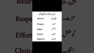You Must Learn These 5 English Words 🔥 #urdu #vocabs #englishlanguage #learnenglish #englishvocab