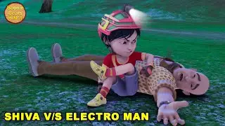 Shiva Action Cartoon Story | शिवा | Episode 8 | Shiva V/S Electroman | Boonie Bears Hindi