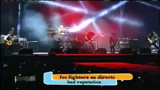 Foo Fighters - Bad Reputation w. Joan Jett (Live @ Lollapalooza 2012 Chile)