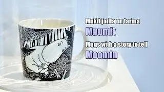 Muumimukin&auml;yttely - Moomin mug exhibition. Arabia Helsinki Finland 5.6. - 31.8.2014.