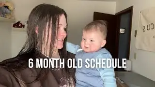 a realistic day with my 6 month old | sleep, feeds & diapers
