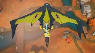 Fortnite - *LEAKED* TOXIC FLASH GLIDER GAMEPLAY! (Stealth Stinger Glider In-Game)