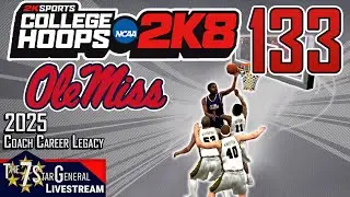 2025 Coach Career Legacy | College Basketball 2K8 | Livestream 133