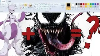 Venom + Mewtwo - Venomized Mewtwo Drawing on MS Paint - Marvel and Pokemon | Pintago |