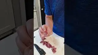 Bacon wrapped dove