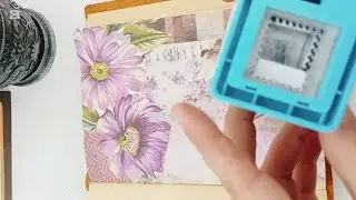 Asmr Purple Journal Design | Aesthetic & Relaxing Art #journaling #コラージュ 
