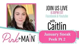 One Card Two Ways - Colorful and Monochromatic | January Sneak Peeks Part 2 Spring Postage Stamps