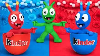 Pea Pea Becomes a Babysitter After Elemental Kinder Eggs Hatch — What Happens Next!