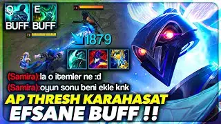 YETENEK G&Uuml;C&Uuml; THRESH BUFF ALDI !! KARAHASATLI FULL AP !! 1 Q = CAN YAKIYOR !!  | Og&uuml;n Demirci