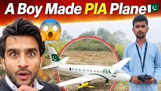 Pakistan 🇵🇰Men Talent Ki kami Nhi This Boy Built His Own PIA Plane &ndash; Incredible Talent!