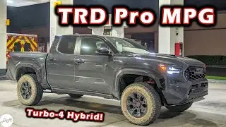 2024 Toyota Tacoma TRD Pro &ndash; MPG Test | Highway Fuel Economy & Real-world Range