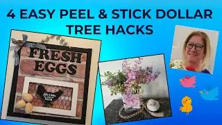 Create Beautiful Crafts With Dollar Tree Peel & Stick Paper