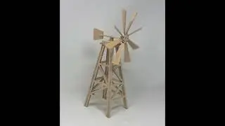 Garden Windmill Scroll Saw Pattern