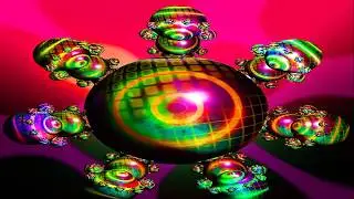 Surreal Spheres Trilogy Abstract Art **NEW MUSIC AND EFFECTS Read POEM below**