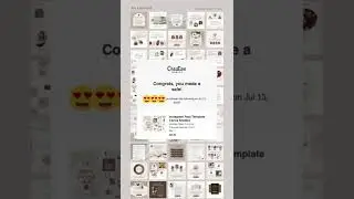Instagram Post Templates Canva Shadow CTA Notification Contents Marketing Feed Social Media #shorts