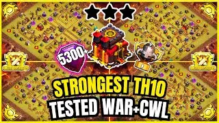 ( TOP 20🔥 ) BEST TH10 CWL BASE WITH LINK 2025 || TH10 WAR BASE LINK 2025 || TH10 BASE CLASH OF CLANS