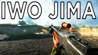 Battle of IWO JIMA - Realism No HUD Immersion - M1918A2 B.A.R. Battlefield 5 Gameplay