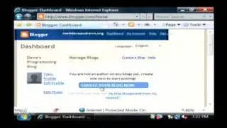 Computer & Internet Technology : How to Create a Blog Web Site